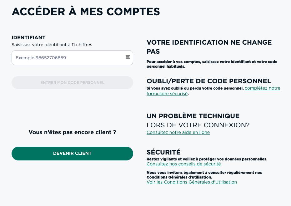 Comment e connecter à son compte Crédit Agricole Lefil.com