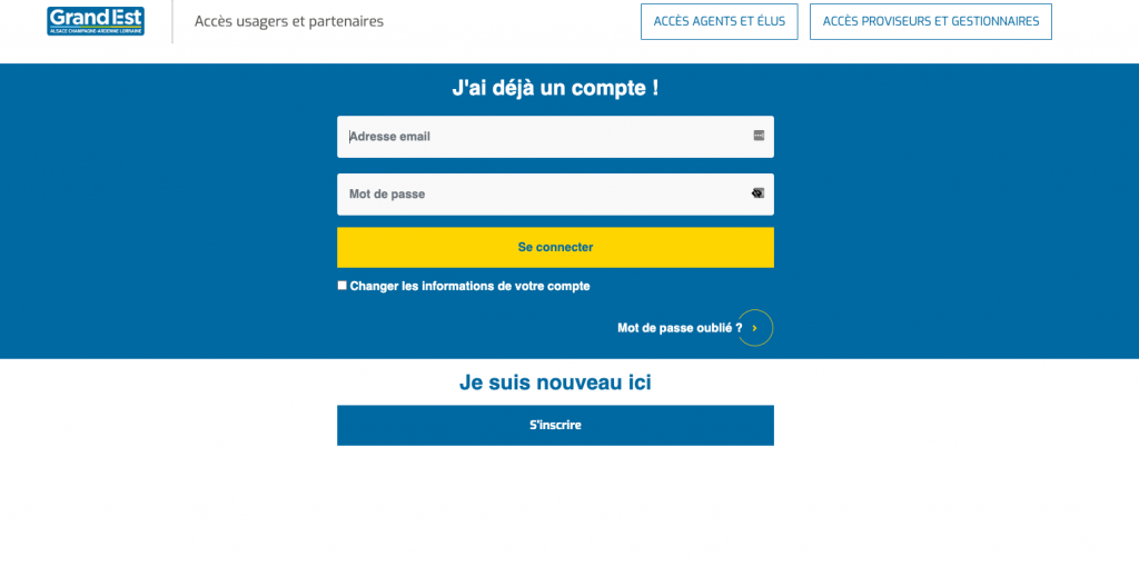 Connexion à Mon Bureau Numérique par le compte région